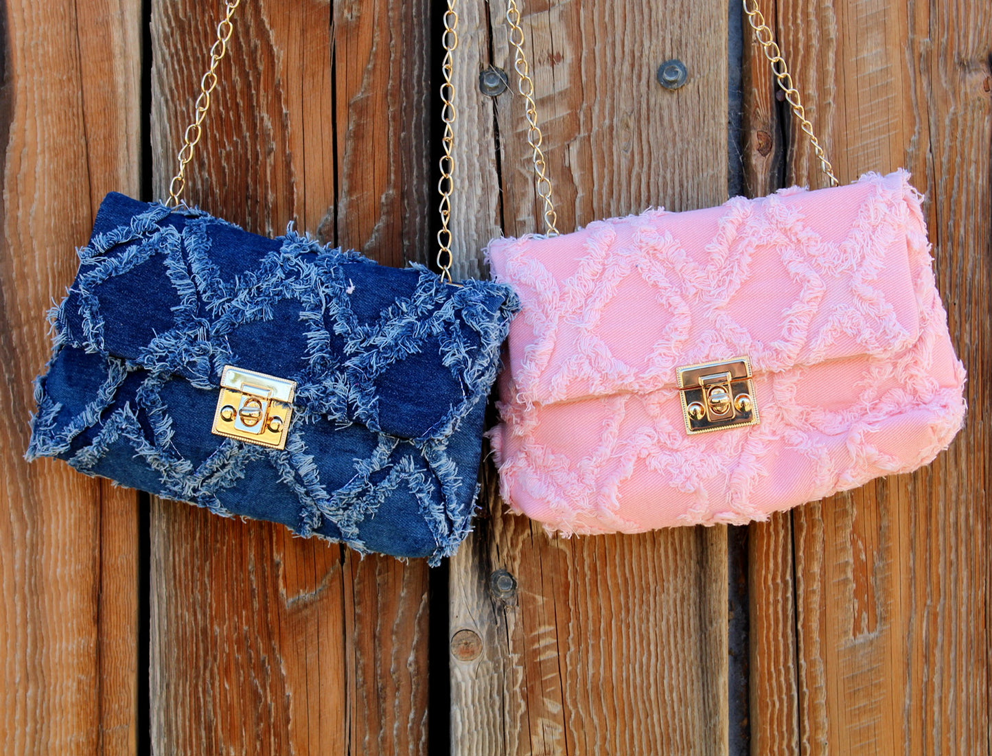 Denim Drift Clutch