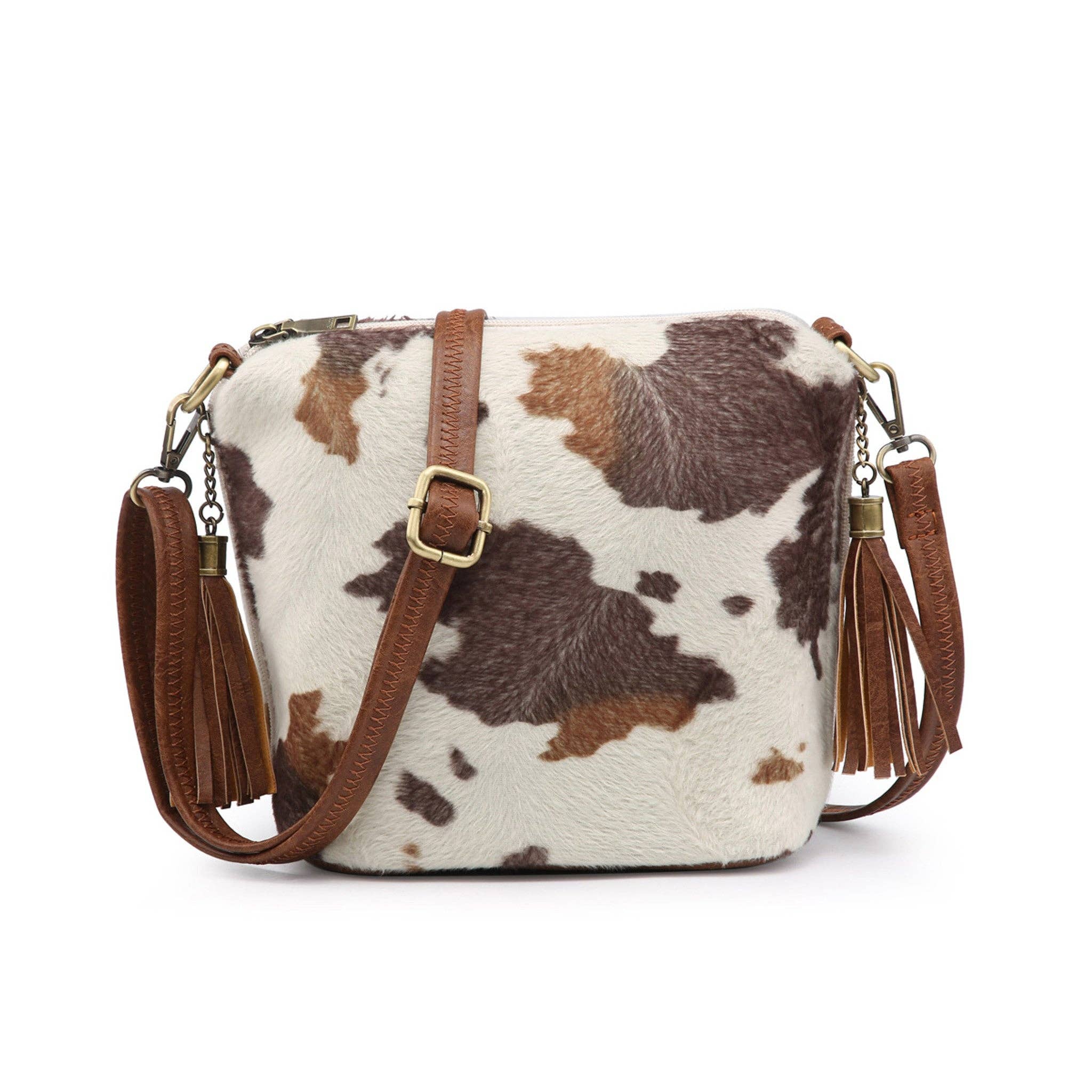 Cow Print Conceal Carry Tote - Oak And Honey