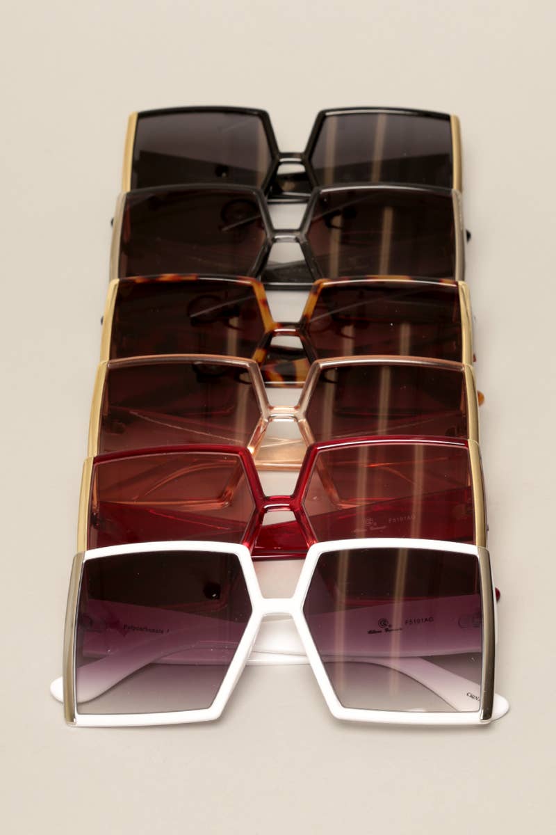 Women's Thick Square Sunglasses